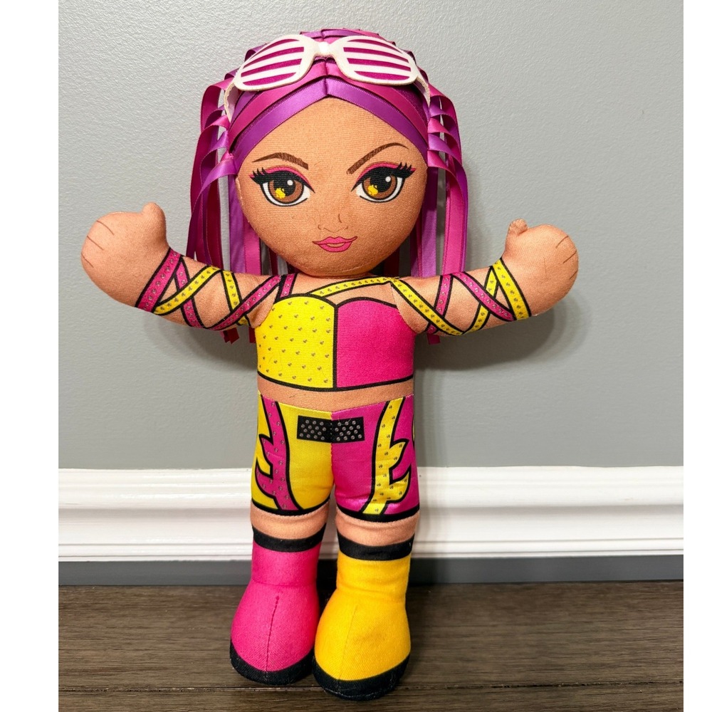 WWE Sasha Banks Mattel Plush Doll Legit Boss Wrestling Figure